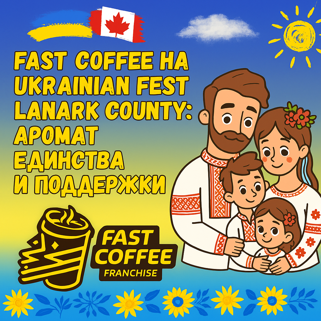 Fast Coffee на Ukrainian Fest Lanark County: аромат единства и поддержки